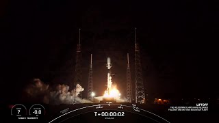 Blastoff! SpaceX launches 56 Starlink satellites, nails landing at sea