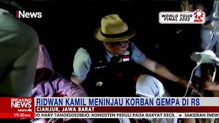 Tiba di RSUD Cianjur, Ridwan Kamil Tinjau Langsung Korban Gempa #BreakingNews 21/11