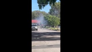 Homemade E-Bike Battery Explodes on Suburban Australian Street