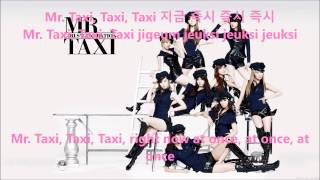 Girls' Generation (SNSD) - Mr Taxi (Korean) - Hangul, Romaja And English Lyrics