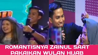 ZAINUL PAKAIKAN KERUDUNG KE WULAN PERMATA, AURA KECANTIKAN WULAN SEMAKIN BUAT ZAINUL TERPESONA