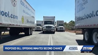 Proposed bill would allow inmates to earn CDL before release