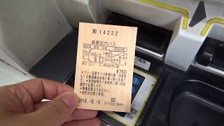 黒色の多機能券売機で都区内パスを買ってみた。