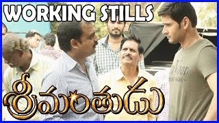 Srimanthudu Working Stills  - Latest Telugu Movie 2015 - Maheshbabu,Sruthi Hassan