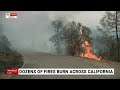 More than 2,000 firefighters battle California blazes