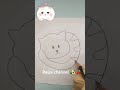 Drawing cat very cute