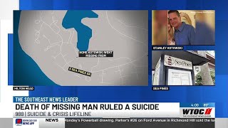Beaufort Co. coroner confirms missing man found dead, cause of death