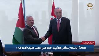 جلالة الملك يلتقي الرئيس التركي رجب طيب أردوغان