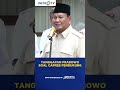 Prabowo: Kalau Ada Yang Dukung Kita Terima #shorts