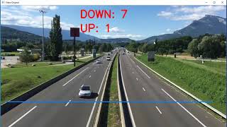Vehicle counter Python OpenCV