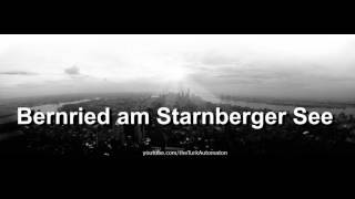 How to pronounce Bernried am Starnberger See in German