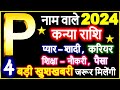 P Name Rashifal 2024 | P नाम राशिफल 2024 | P Name People Horoscope 2024 | कन्या राशि भविष्यफल 2024