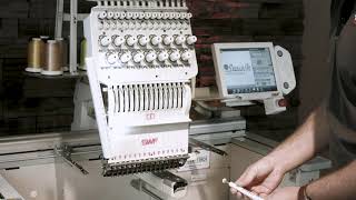 19 - Setting Tension on Embroidery Thread - SWF Embroidery Machine: ES Series Compact and Full Size