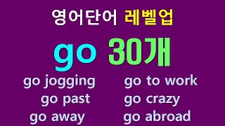 영어단어 레벨업- Go 30개