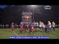 mlwr rebels 2014 varsity football beats rival esko 38 28