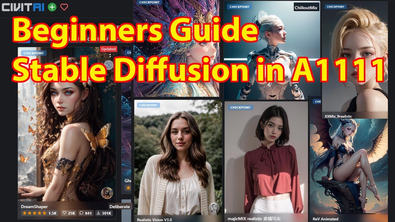 Beginners Guide For Stable Diffusion And Automatic1111 Youtube