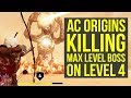 Assassin's Creed Origins Trial of the Gods ON LEVEL 4  - HOW TO DO IT (AC Origins Trial of the Gods)