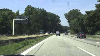 Autobahn A100 / A115 + L40 (B1) von Berlin nach Potsdam (Feuerwache)