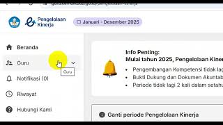 Pengisian Pengelolaan Kinerja Guru di PMM Tahun 2025 - Tahap 2