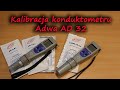 Description and calibration of the conductometer Adwa AD 32