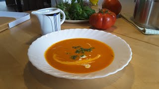 Tomato soup - a quick simple recipe