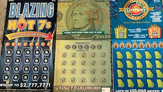 Will these new Georgia Lottery Scratch Off Tickets Pay Off? Including Blazing Hot 7s.