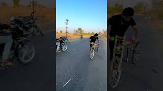 इस बच्चे ने बना दी जुगाड़💥 कर के लकड़ी की सायकल🚲😱 #shorts #master #jugaad #experiment। Master