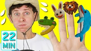 Animal Finger Family Song and More Kids Songs with Matt! | Finger Family Collection