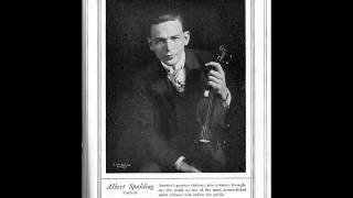 Albert Spalding plays Beethoven Violin Concerto part 1