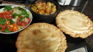Peggie's Beef & Veggie Pie!  With Souschef Kerrem!