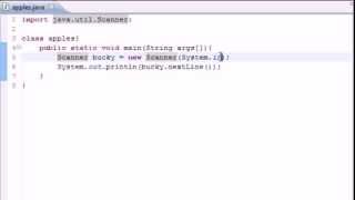 Java Video Tutorials Part 6 | Getting User Input ( Scanner class)