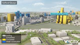 The Future of Salford Quays in Greater Manchester by VU.CITY