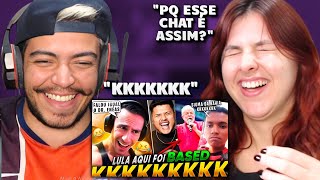 SUPER XANDÃO REAGINDO aos MEMES e MENSAGENS mais CABALÍSTICAS do CHAT #9 ( LULA BASED KKKK ) | REACT