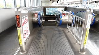 【三菱製】JR福山駅新幹線ホーム　降りエスカレーター