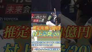 【プロ野球】王貞治を越せ！村上宗隆のプロ生活を振り返る #shorts