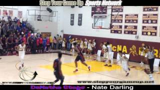 DeMatha's Nate Darling's 2-hand dunk on leaping defender \u0026 2 driving layups vs. McNamara.