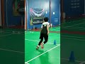 Latihan fisik badminton estafet#shorts #badmintoncoach #subscribe