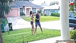 The Moment Doorbell Cam Proves Woman is Lying