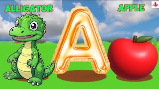 Phonics Song 2 with TWO Words in 3D - A For Airplane - ABC Alphabet Songs with S