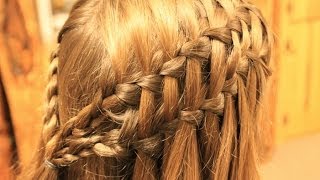 ダブルウォーターフォール　Double Waterfall Braid