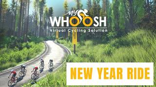 MyWhoosh New Year Ride | Easy First Indoor Cycling Experience + 2 Essential Tips