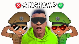 🤣Guess The Real Little Singham in GTA 5! | Kicko