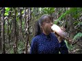 harvesting bamboo shoots u0026 goose eggs goes to market sell meet big python underground