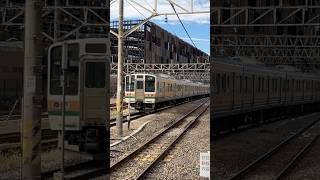 10/28 211系両毛線普通列車小山行が高崎駅を発車