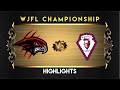 WJFL Championship | T-Birds vs Warriors Scoring Highlights