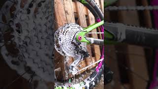 🧼✨ Foaming Degreaser Bike Cleaning! 😍🧽 #Shorts