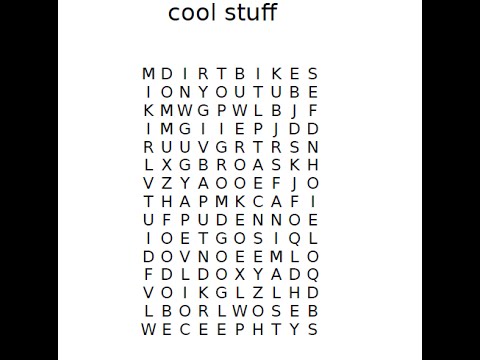 how to make a word search how to make a word search