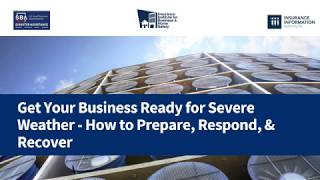 Get Your Business Ready for Severe Weather