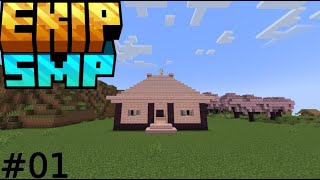 MİNECRAFT EKİP SMP EV YAPTIMM!!  BÖLÜM 01