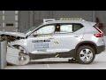 2021 Volvo XC40 updated moderate overlap crash test (extended footage)